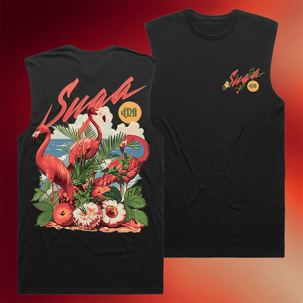 Suga Sean Merch Suga Era Resort Black Tank Birthday Present For Son - Merchluma