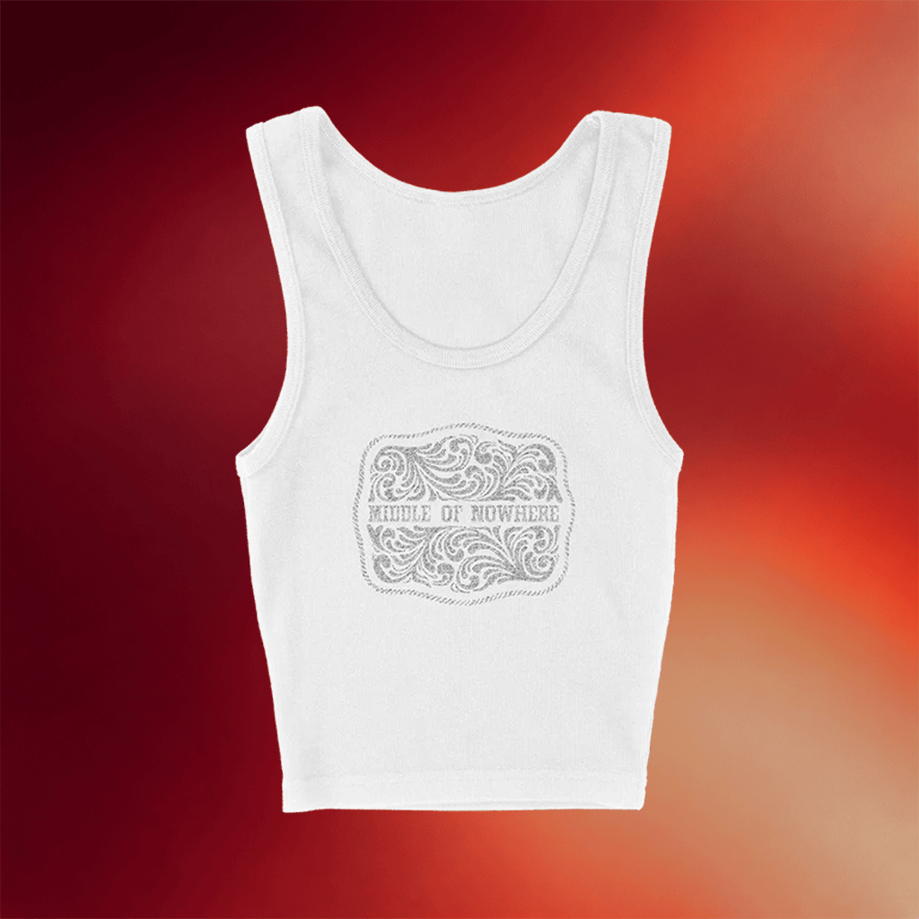 Kacey Musgraves Merch 2026 Middle Of Nowhere Tank Top White Music Lovers Gifts For Her - Merchluma