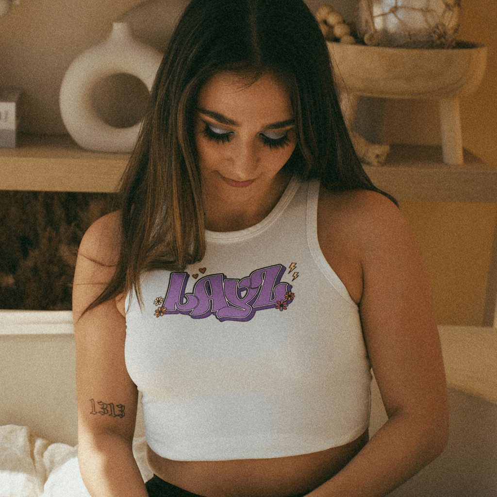 Layz Merch Layz White Tank Best Birthday Gift For Girlfriend - Merchluma