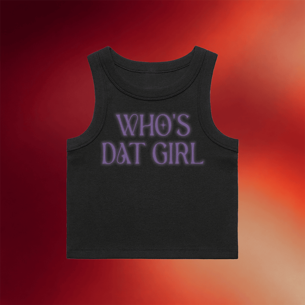 Ayra Starr Merch 2026 Who's Dat Girl Cropped Tank Top Unique Gifts For Music Lovers - Merchluma