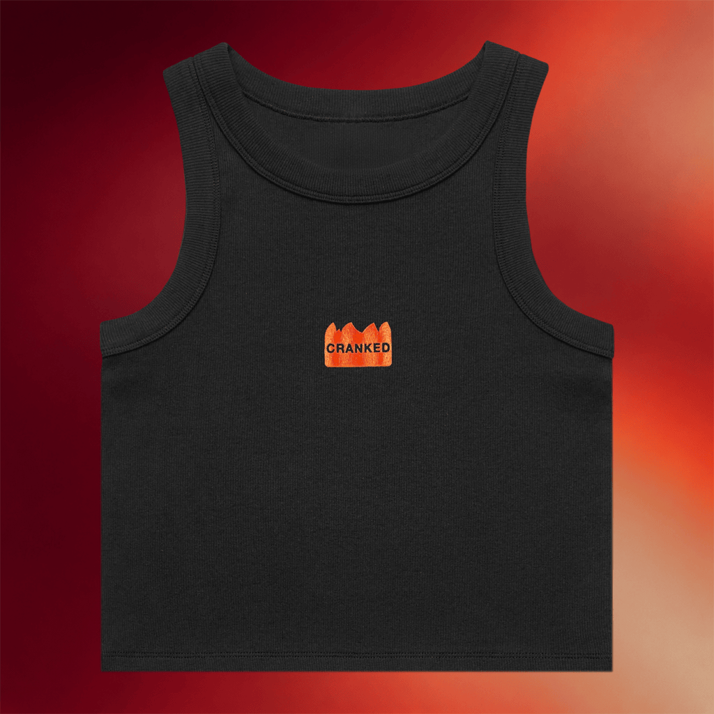 Crankdat Merch 2026 Cranked Crop Tank Birthday Gift For Girlfriend - Merchluma