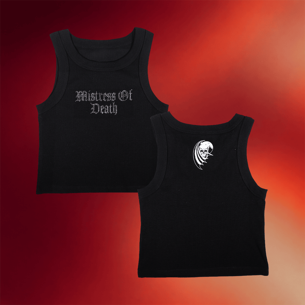 Creeper Merch 2026 Mistress of Death Tank Top Presents For Rock Music Lovers - Merchluma