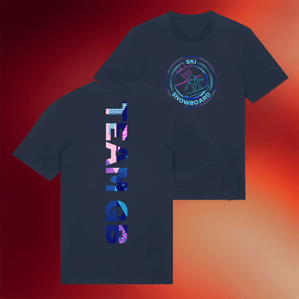 Team GB Merch Team GB Ski T-Shirt Milano Cortina 2026 Winter Olympics Shirt Gifts For Fans - Merchluma