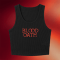Sara Landry Merch 2026 Blood Oath Cropped Tank Top DJ Lover Gifts For Her - Merchluma