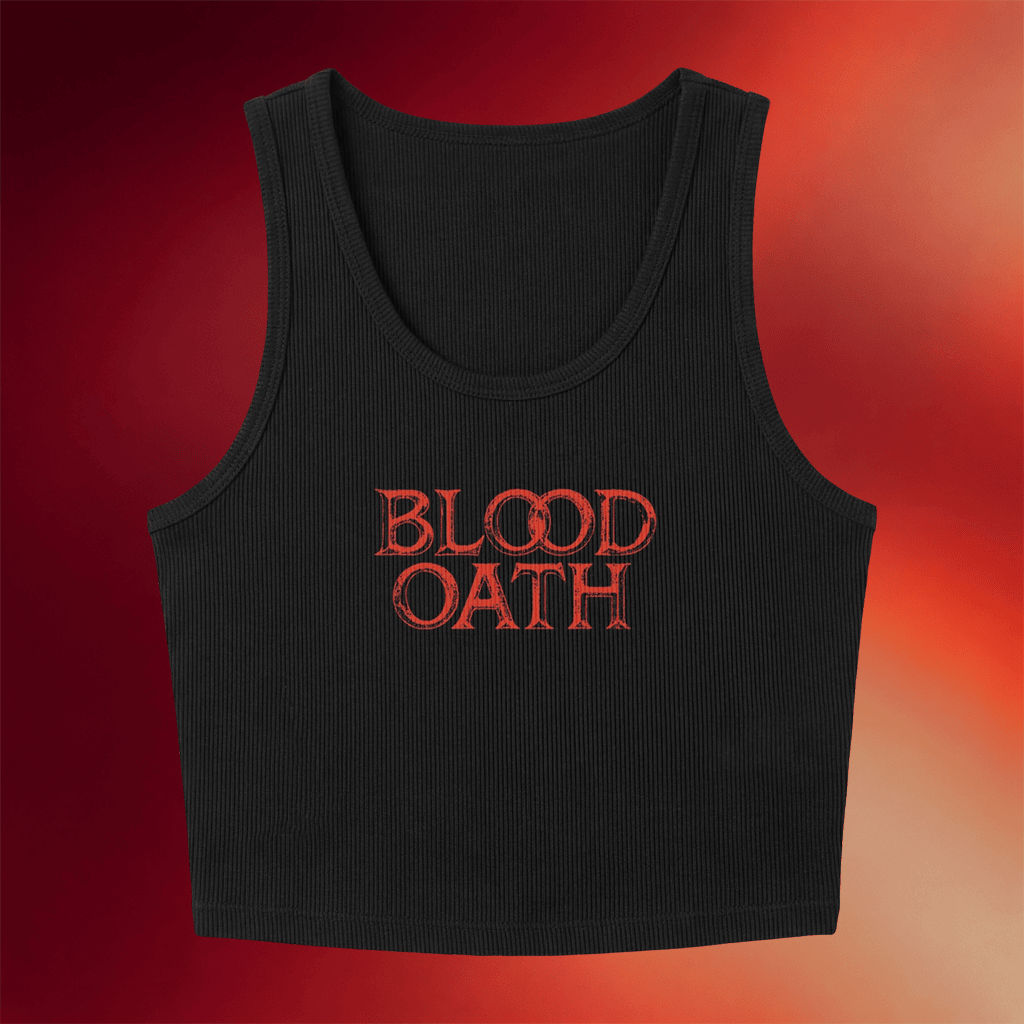 Sara Landry Merch 2026 Blood Oath Cropped Tank Top DJ Lover Gifts For Her - Merchluma