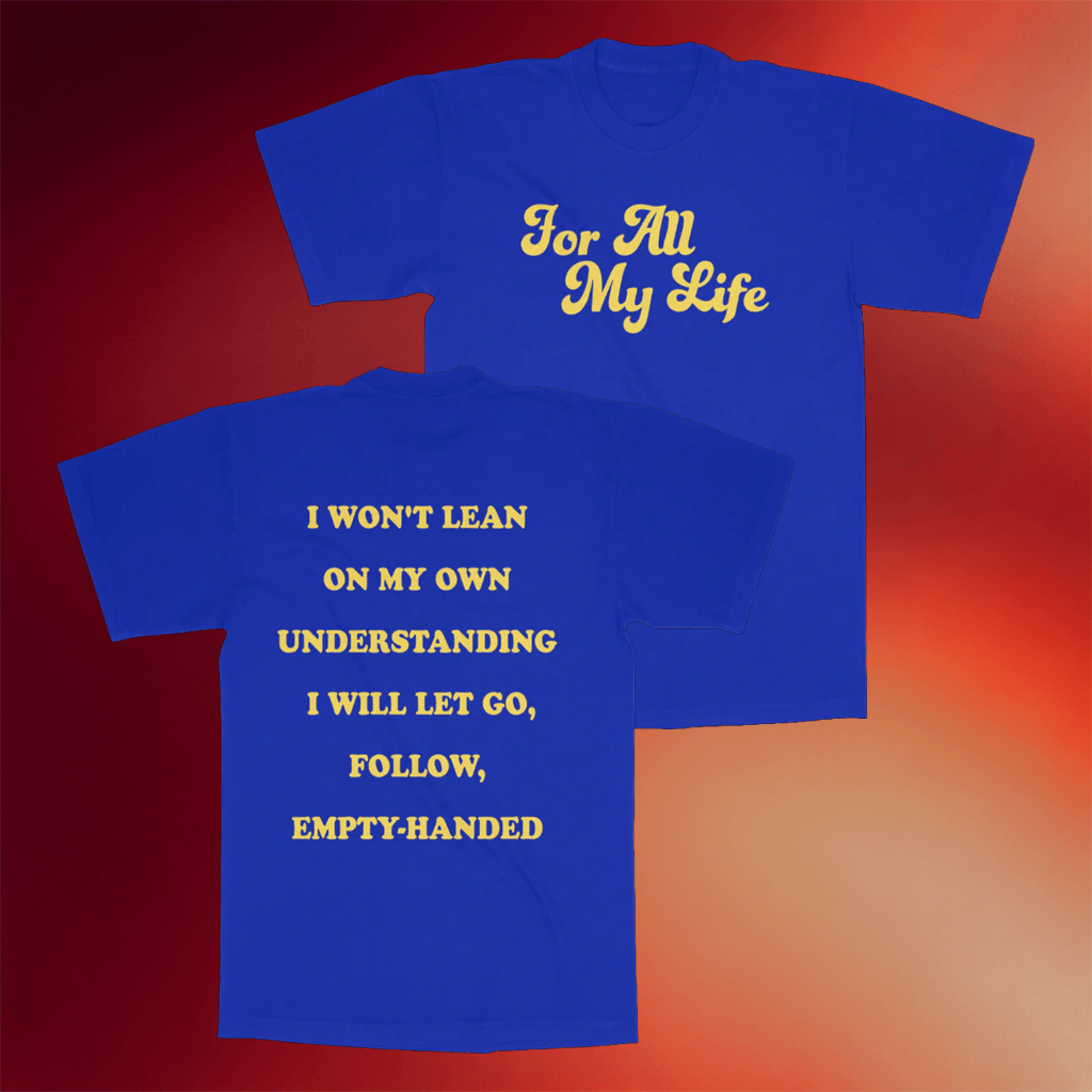 TAYA Merch 2026 For All My Life Lyrics T-Shirt Gift Ideas For Music Lovers - Merchluma