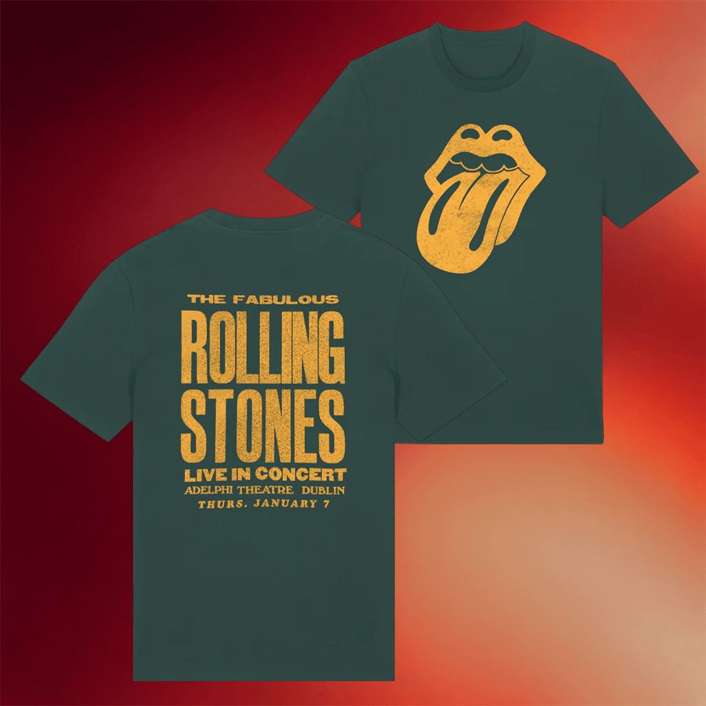 The Rolling Stones Merch 2026 Rolling Stones Dublin Concert T-Shirt The Fabulous Shirt - Merchluma
