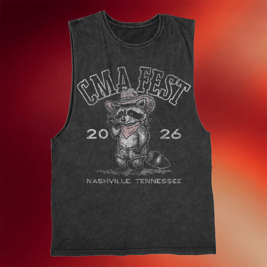 CMA Fest Merch 2026 Raccoon Tank Top Country Music Lover Gift For Her - Merchluma