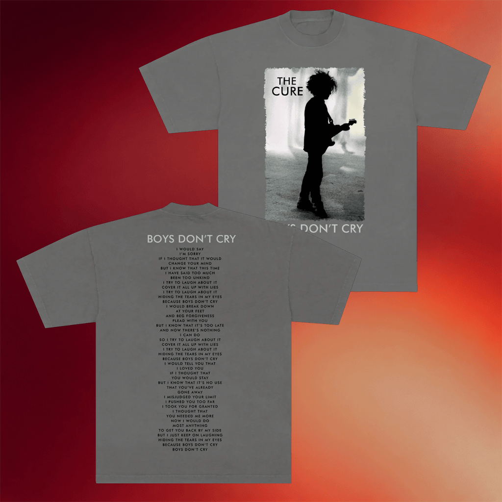 The Cure Merch Boys Don't Cry T-Shirt The Cure Shirt Best Gifts For Rock Lovers - Merchluma