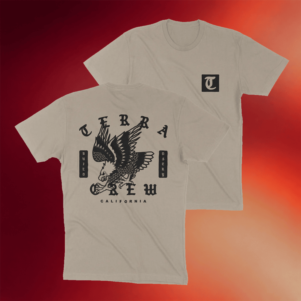 Terra Crew Merch 2026 Eagle T-Shirt Unique Birthday Gift For Boyfriend - Merchluma