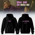 Hilary Duff Merch 2026 The Lucky Me Tour Signature Hoodie Lucky Or Something Black Fan Apparel - Merchluma