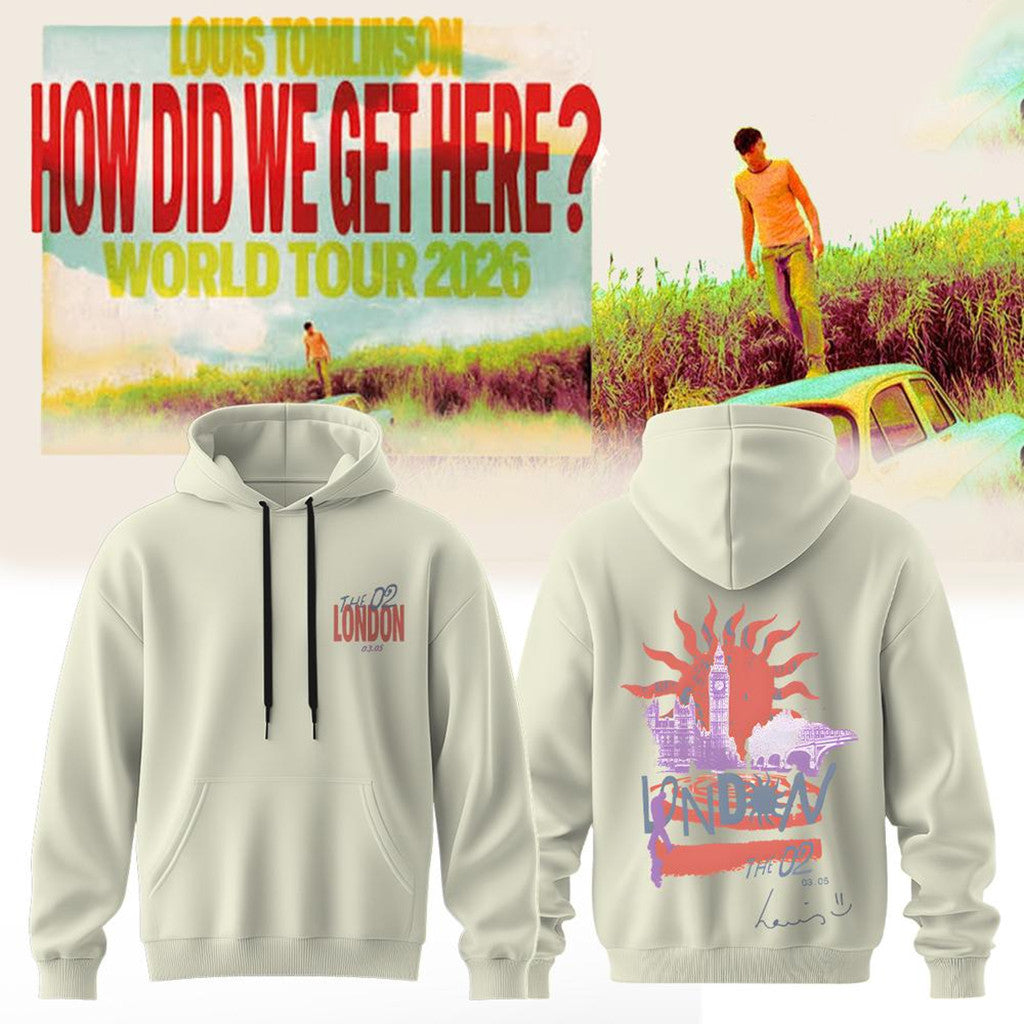 Louis Tomlinson How Did We Get Here Tour 2026 Hoodie Louis Tomlinson Merch Music Lover Gifts - Merchluma