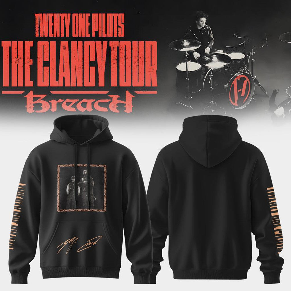 Twenty One Pilots Merch The Clancy Tour Breach Hoodie Best Gifts For Music Lovers - Merchluma