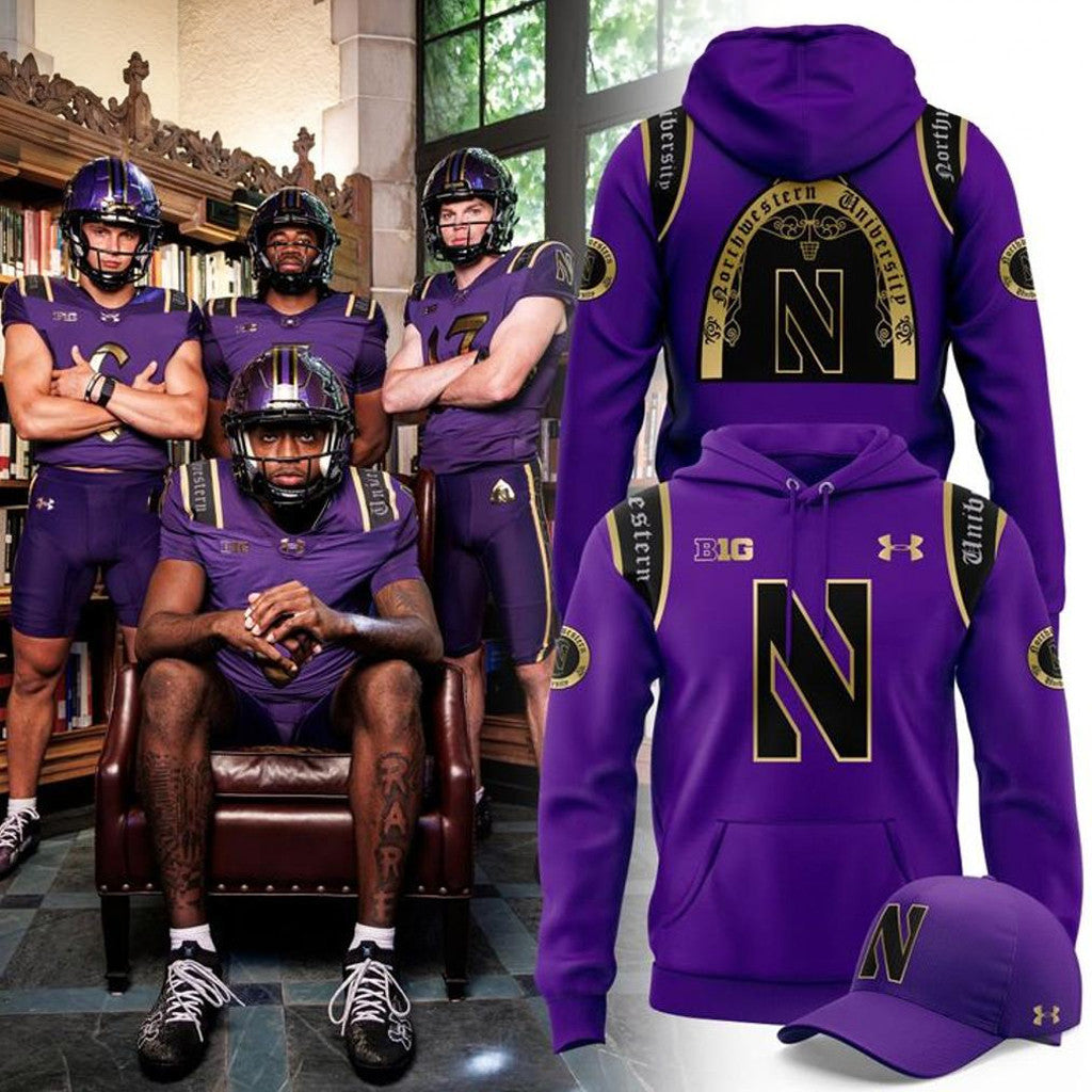 Northwestern Wildcats New Season 2026 Hoodie Northwestern Wildcats Merch Football Fan Gifts - Merchluma