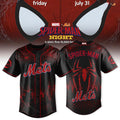 New York Mets X Marvel Spider-Man Night 2026 Baseball Jersey NY Mets Merch Gift For Spider Fans - Merchluma