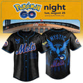 New York Mets x Pokemon GO Night Team Mystic Baseball Jersey NY Mets Merch Gifts For Him - Merchluma
