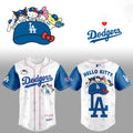 Los Angeles Dodgers X Hello Kitty And Friends Baseball Jersey 2026 Dodgers Merch Cute Present - Merchluma