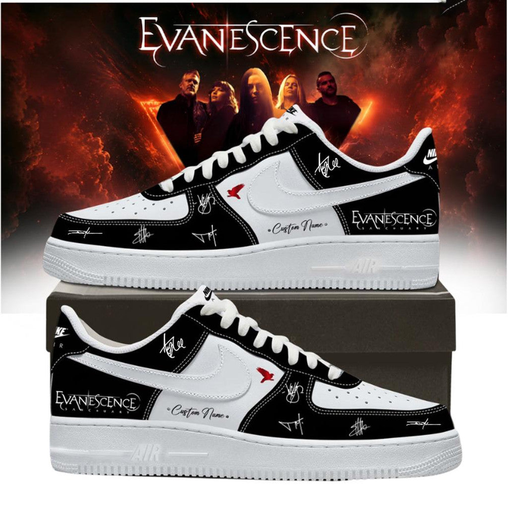 Personalized Evanescence Fallen Sanctuary 2026 World Tour Shoes Sneakers Evanescence Merch - Merchluma