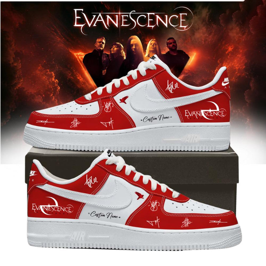 Personalized Evanescence Merch Sanctuary 2026 World Tour Shoes Sneakers Gift For Music Fans - Merchluma