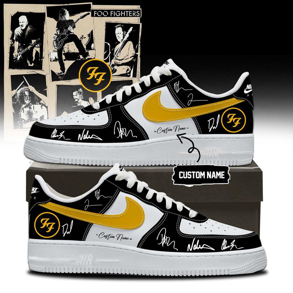 Personalized Foo Fighters Merch 2026 Take Cover Tour Sneakers Rock Music Fan Shoes Dad Gifts - Merchluma