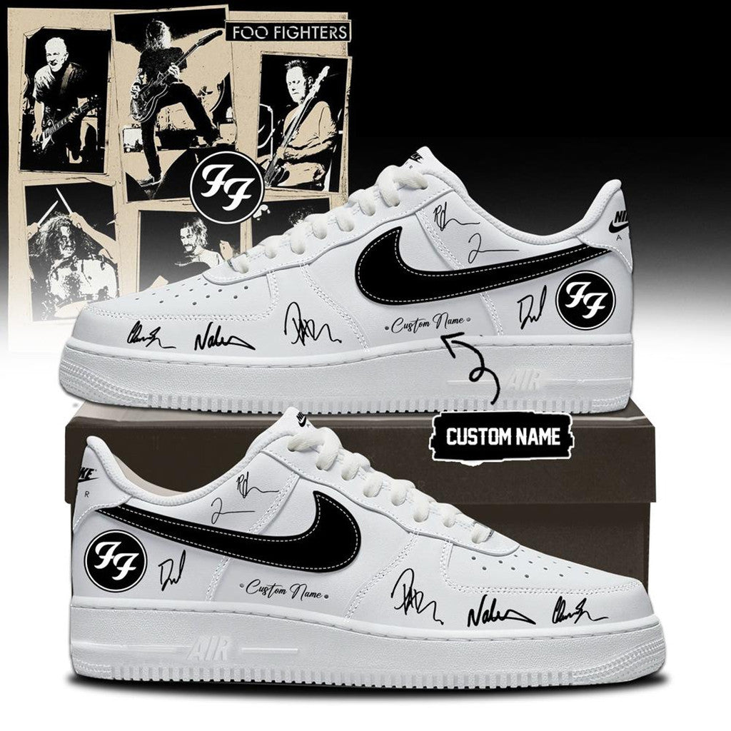 Personalized Foo Fighters Merch Take Cover Tour 2026 Sneakers Rock Music Fan Gear Best Gifts - Merchluma