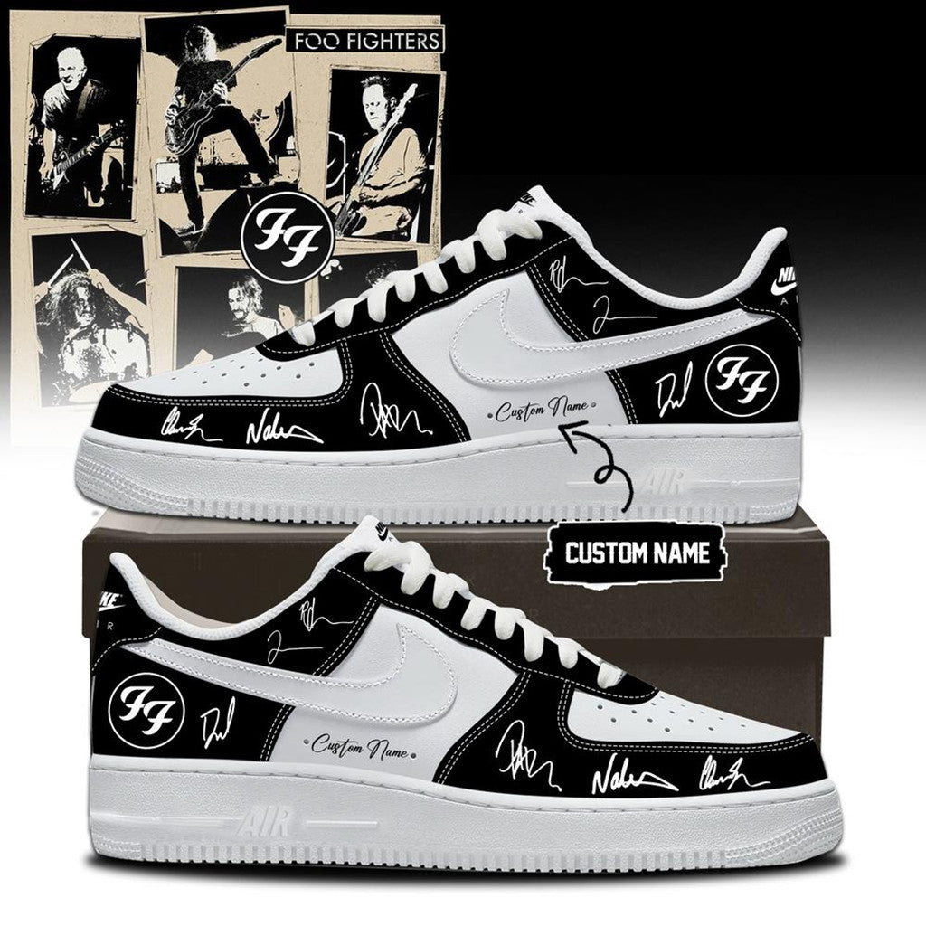 Personalized Foo Fighters Take Cover Tour 2026 Shoes Sneakers Foo Fighters Merch Gift For Fans - Merchluma