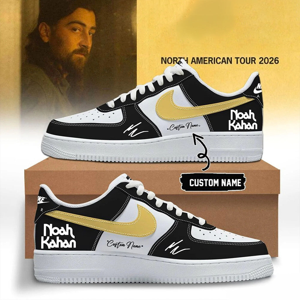 Personalized Noah Kahan Merch Tour 2026 The Great Divide Tour Sneakers Signed Fan Shoes Gifts - Merchluma