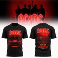 AC DC PWR UP Tour Merch 2026 One Last Time North America Black Semi Truck T-Shirt Fan Apparel - Merchluma