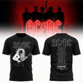 AC DC Tour Merch 2026 AC DC Power Up Tour North America Concert Black T-Shirt Rock Fan Gear - Merchluma