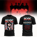 AC DC Tour Merch AC DC Highway To Hell PWR UP Tour 2026 Angus Young Black T-Shirt Fan Gifts - Merchluma