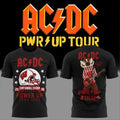 AC DC Wisconsin Badgers Merch Power Up Tour 2026 T-Shirt Camp Randall Stadium Bucky Badger Tee - Merchluma
