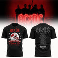 ACDC X Wisconsin Badgers Camp Randall Stadium 2026 PWRUP NA Tour Cities T-Shirt Fan Merch Black - Merchluma