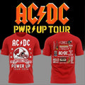 ACDC X Wisconsin Badgers Merch Red Camp Randall Stadium 2026 Tracklist T-Shirt Gifts For Dad - Merchluma