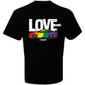 NASCAR Pride Merch 2026 NASCAR Checkered Flag Black Love Wins T-Shirt Gift For Racing Fans - Merchluma