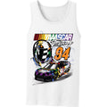 NASCAR Pride Merch 2026 NASCAR Checkered Flag Sports White YAAASCAR Pride Tank Top #94 Merch - Merchluma