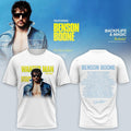 Benson Boone Merch 2026 Wanted Man World Tour Signature T-Shirt White Gift For Music Fans - Merchluma