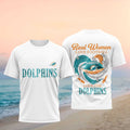 Miami Dolphins Merch 2026 Real Women Love Football Love The Dolphins Shirt Gift For Sister - Merchluma