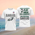 Snoopy x Philadelphia Eagles Merch Some Grandmas Play Housie Real Grandmas Watch Eagles T-Shirt - Merchluma