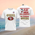 Snoopy x San Francisco 49ers Merch Some Grandmas Play Housie Real Grandmas Watch SF 49ers T-Shirt - Merchluma
