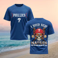 Philadelphia Phillies Baseball Team I Need New Haters T-Shirt Phillies Merch Gifts For Fans - Merchluma