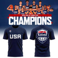 USA Basketball FIBA U17 World Cup 2026 Champions T-Shirt USA Basketball Team Merch Fan Gear - Merchluma