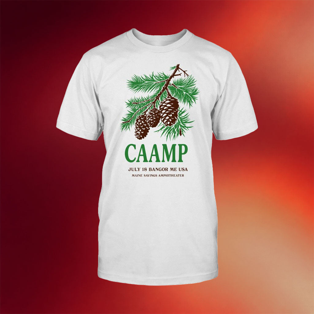 Caamp Merch 2026 Caamp Bangor Maine T-Shirt Caamp Concert Merch Music Related Gifts For Guys - Merchluma