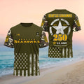 Seattle Seahawks US Army 250th Anniversary Shirt Seahawks Merch Football Fan Gift Ideas - Merchluma