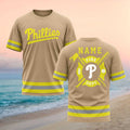Custom Philadelphia Phillies Baseball Team Fire Dept Shirt Phillies Merch Firefighter Gifts - Merchluma