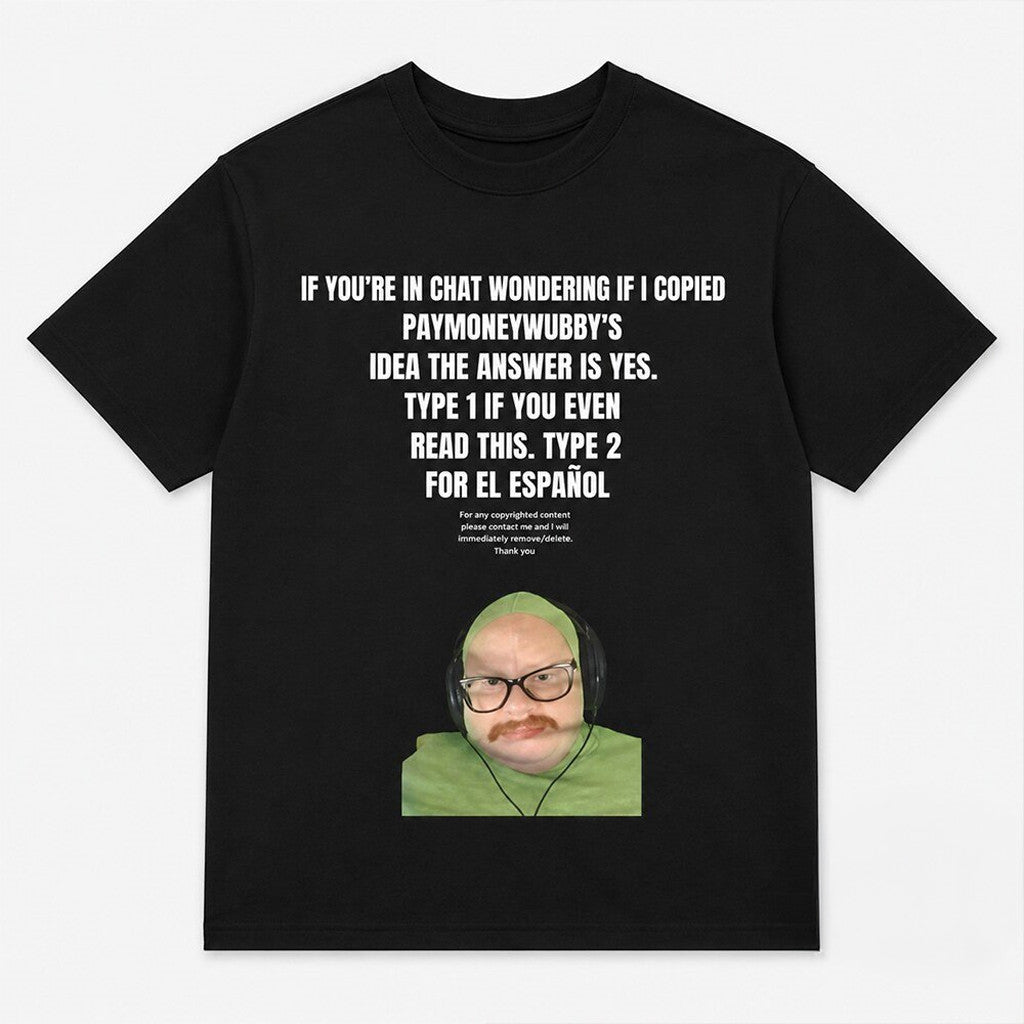 Cyr If You're In Chat Wondering If I Copied PayMoneyWubby's Shirt Funny Gift For Friends - Merchluma