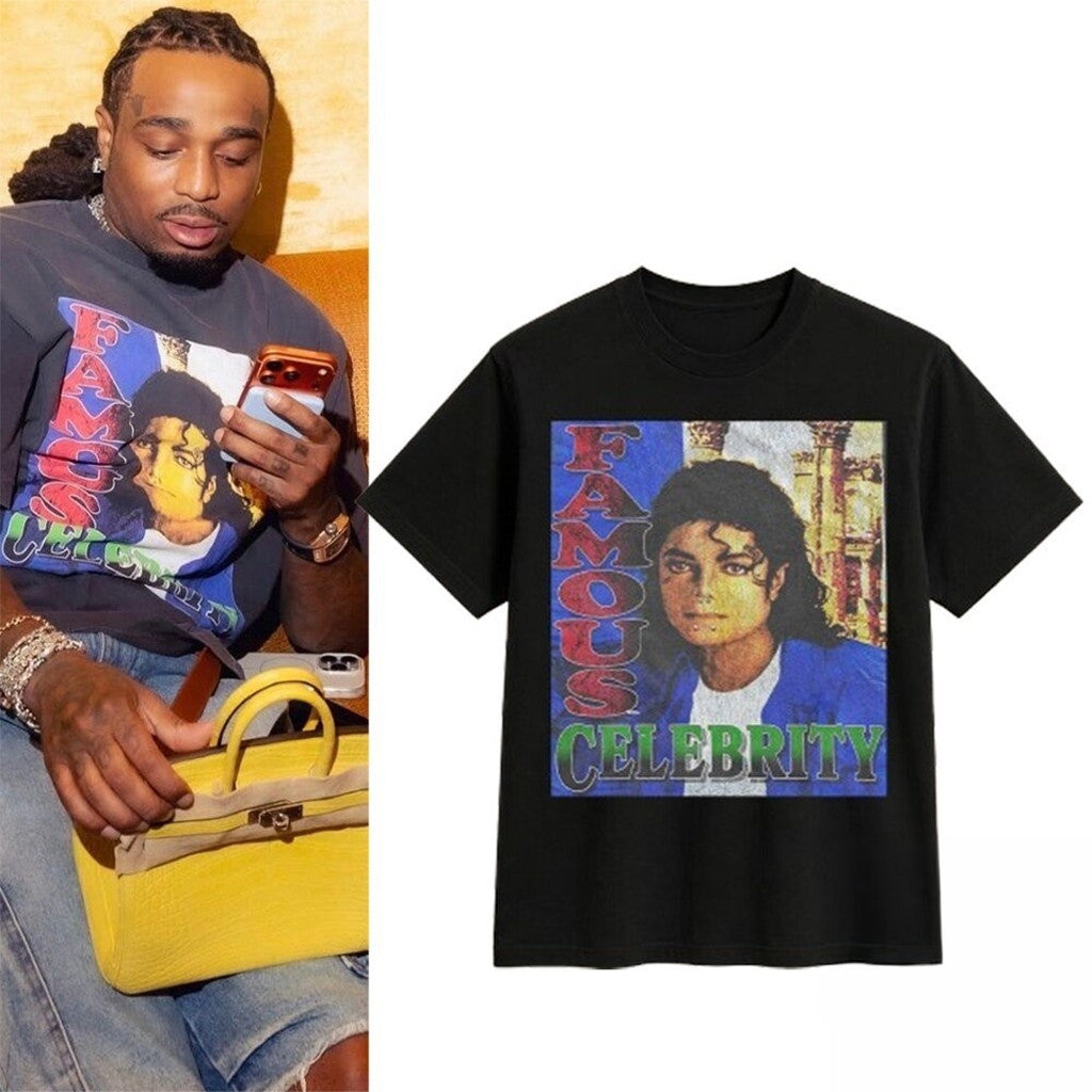 Quavo Michael Jackson Famous Celebrity Shirt Fan Apparel Gifts For Him Her - Merchluma