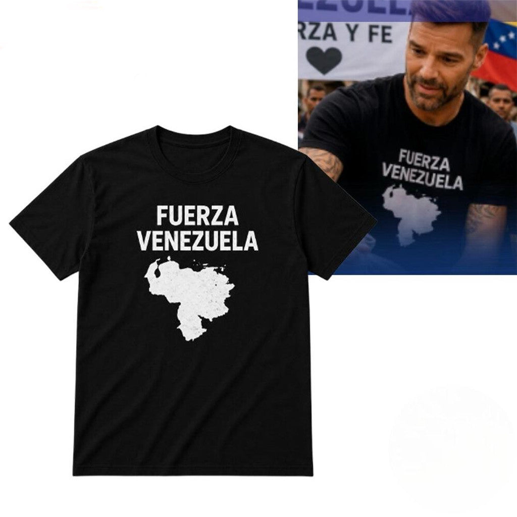Ricky Martin Fuerza Venezuela T-Shirt Ricky Martin Merch Gifts For Fans - Merchluma