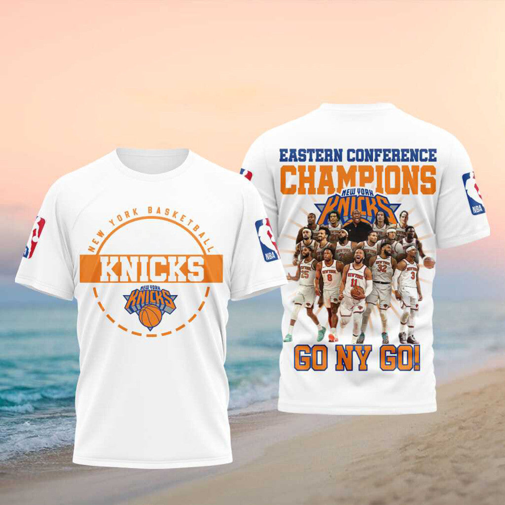 New York Knicks Eastern Conference Champions Shirt Knicks Merch Basketball Team Fan Gifts - Merchluma