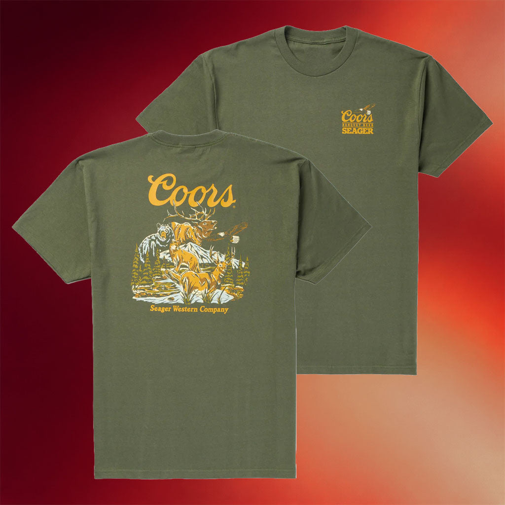 Seager Co Merch 2026 Seager X Coors Banquet Preserve T-Shirt Outdoor Lover Gift For Friends - Merchluma