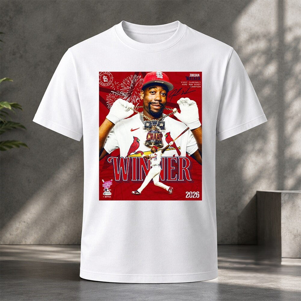 St Louis Cardinals Jordan First Home Run Derby Champion 2026 T-Shirt Cardinals Merch Fan Gifts - Merchluma